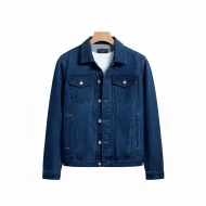 Denim Jacket Navy Blue Color (UNISEX) - Image 3